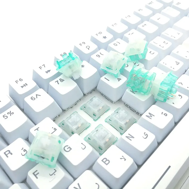 Mechanical keyboard with RGB lighting effect,conductive rubber keyboards,Mechanical Keyboard China Factory